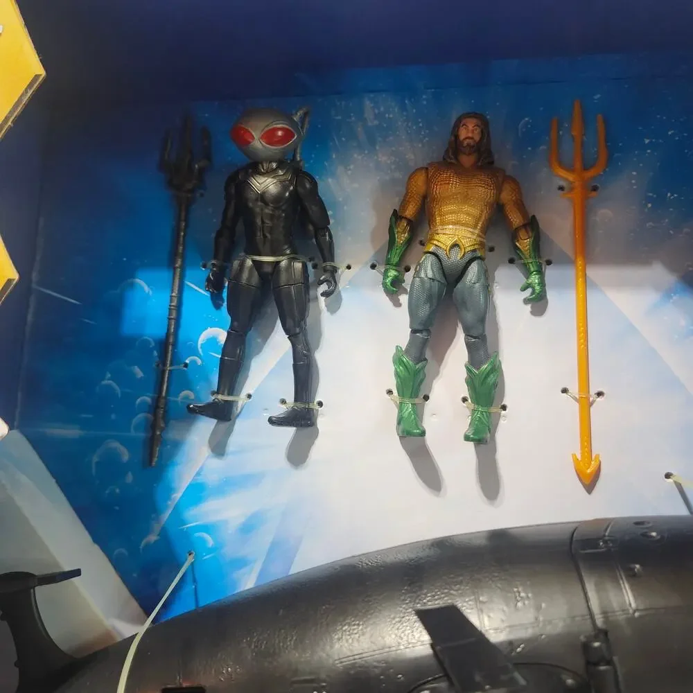 Aquaman Lost Kingdom Aquaman vs Black Manta Battle Set Lights Sounds DC